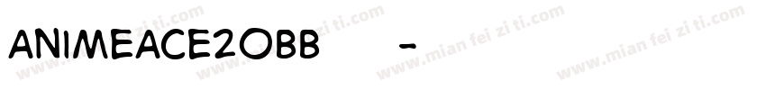 AnimeAce20BB 语言英文字体转换
